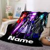 Customiz Name Personality Skibidi Toilet Blanket Soft &Warm Sofa Office Bed Travel Lunch Break Blanket, Gift Suitable All Seasons
