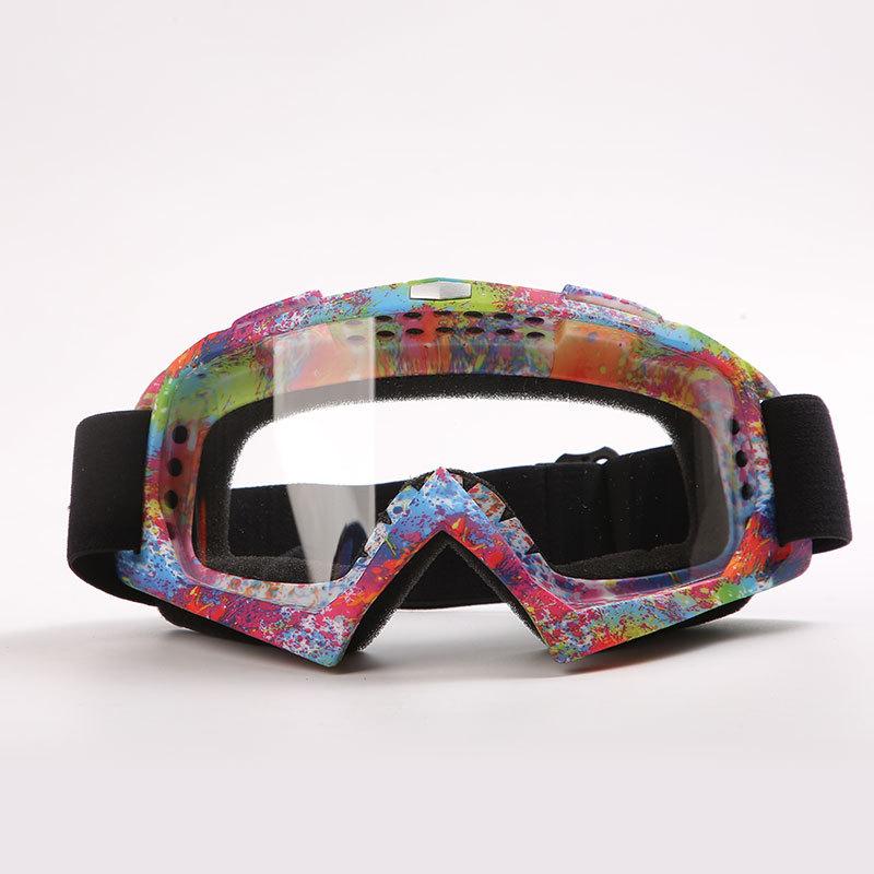 

Wild motorcycle head-mounted windproof glasses, mountain riding ski goggles can wear glasses