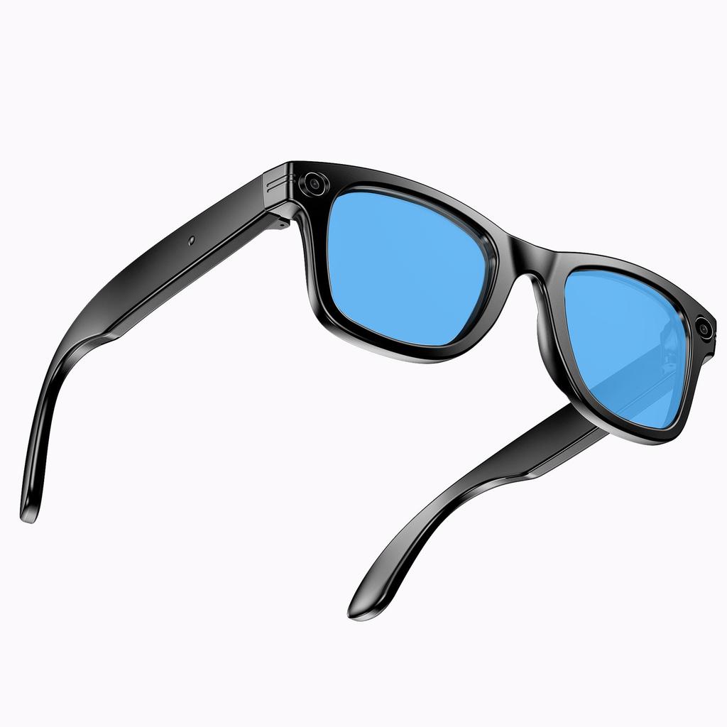 AI W600 Smart Glasses: Bluetooth Camera with Video Recording, Image Stabilization, Voice Recognition, Call and Translation Features.