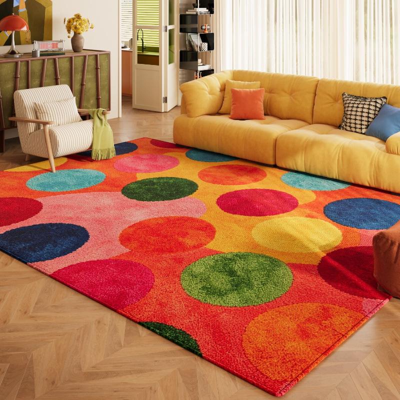 Dopamine Kleur Woonkamer Decoratie Zacht Tapijt Grote Oppervlakte Lounge Vloermat Wasbare Vloerkleden voor Slaapkamer Antislip Hal Vloerkleed 80x120cm