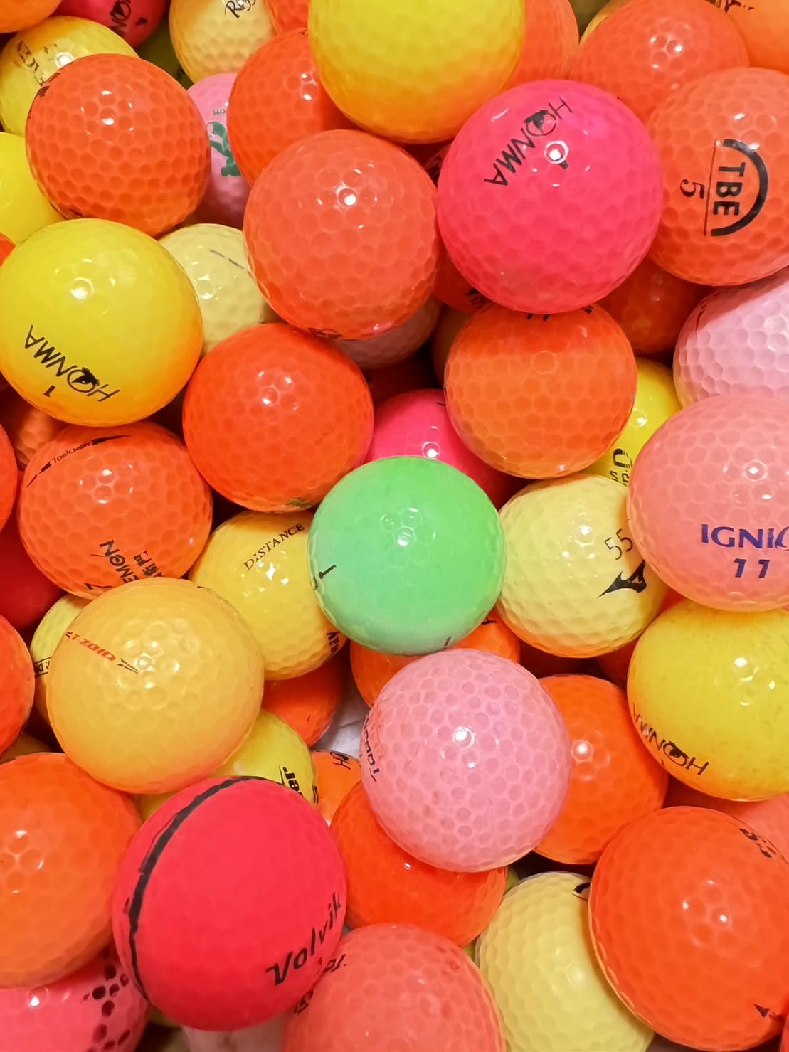 

[A-class carefully selected 30 pieces] Golf Lost Balls Lost Ball Color MIX Brand Mix 30-piece set Golf Balls (Color)