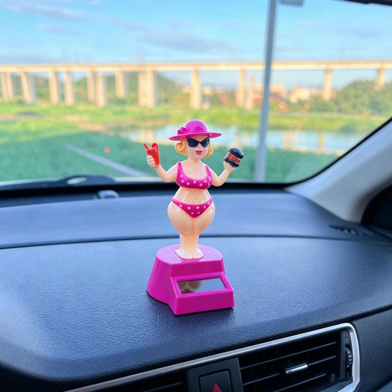 Rich Woman Bikini Cartoon Doll Car Ornament – Children's Interior Decoration Gift