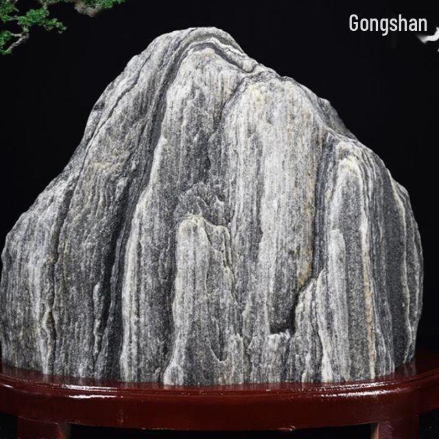 Mount Tai Natural Stone Sculpture - Indoor/Outdoor Backing and Transfer Stone