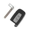 Coque Clé pour Hyundai ix20 ix35 Elantra Veloster Kia Picanto Rio Venga - 3 Boutons - Plip télécommande avec Lame Phonillico®