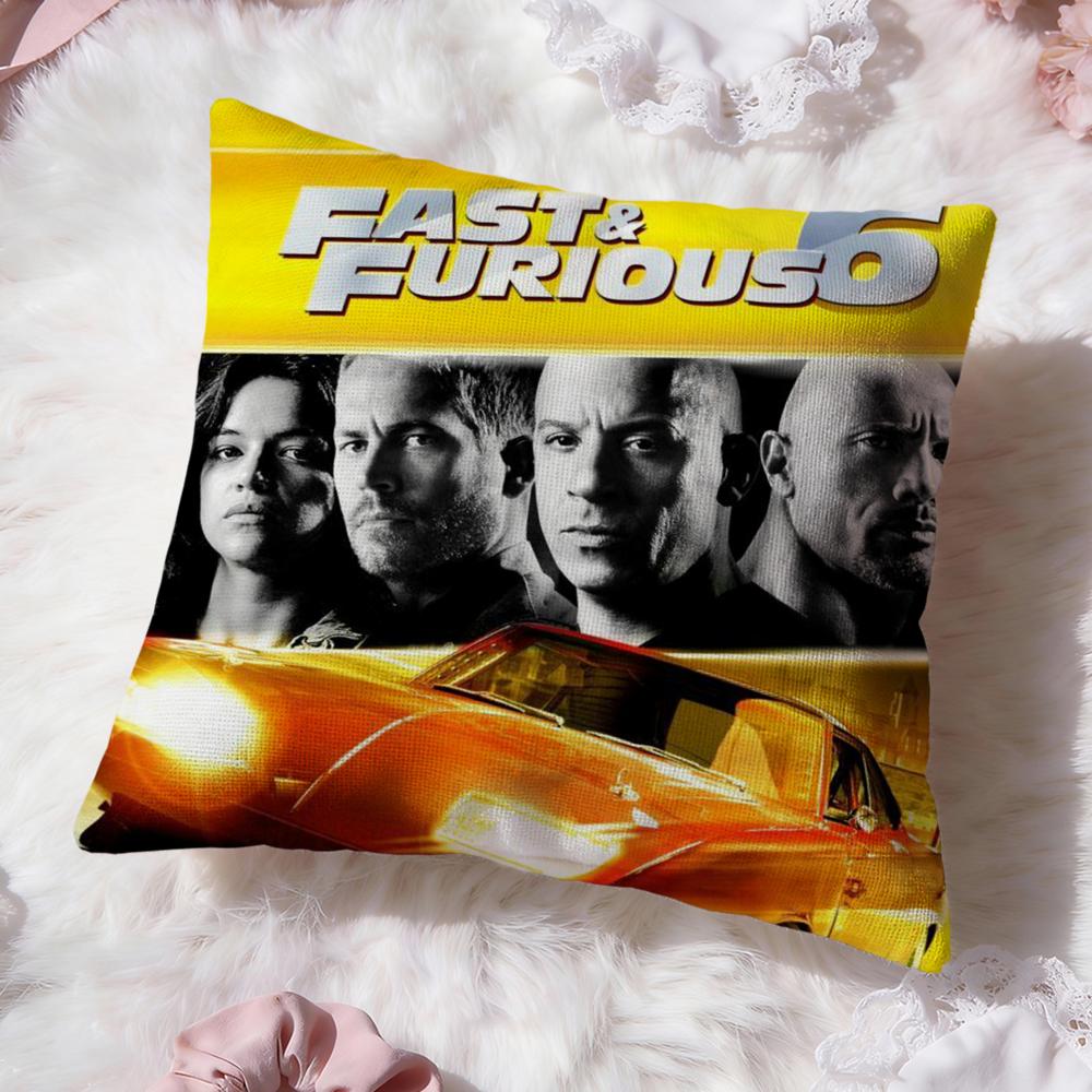 Movie TThe Fast The FuriousS Cushion Cover Premium Comfort Reversible Pillow Cove -Two In One Design for Any Room & Car Interior
