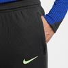 Nike FCDri-FIT ADV FW24 Barcelona Strike Elite Third Knitted Sports Pants Men Bottoms Dark-Gray Bronze Impact-Yellow-Green FQ2343-060