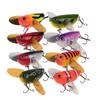 Topwater Mini Crankbait Angelköder Schwimmender Swimbait Hartköder für Süßwasser und Salzwasser