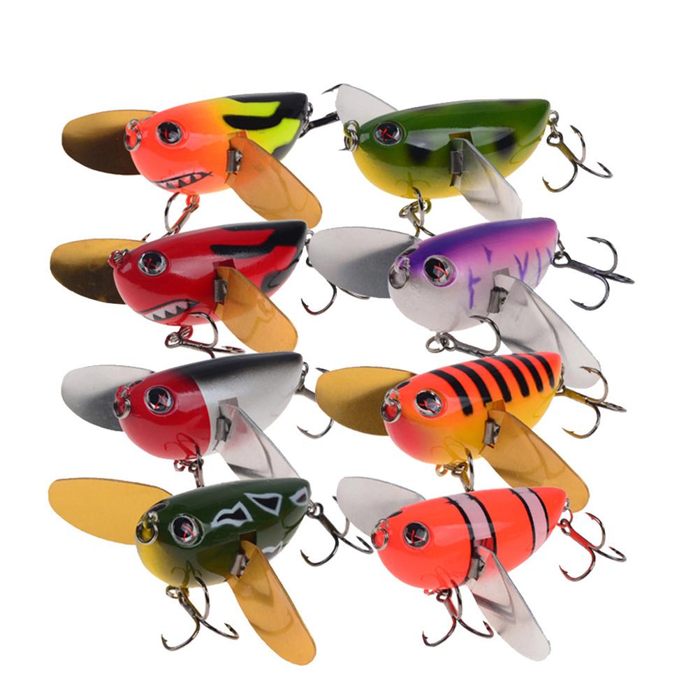Topwater Mini Crankbait Angelköder Schwimmender Swimbait Hartköder für Süßwasser und Salzwasser