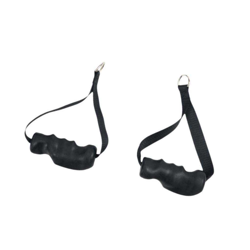 2 Pieces Exercise Handles, Cable Machine Attachments, Non Resistance Bands Exercise Handles for Cable Machine