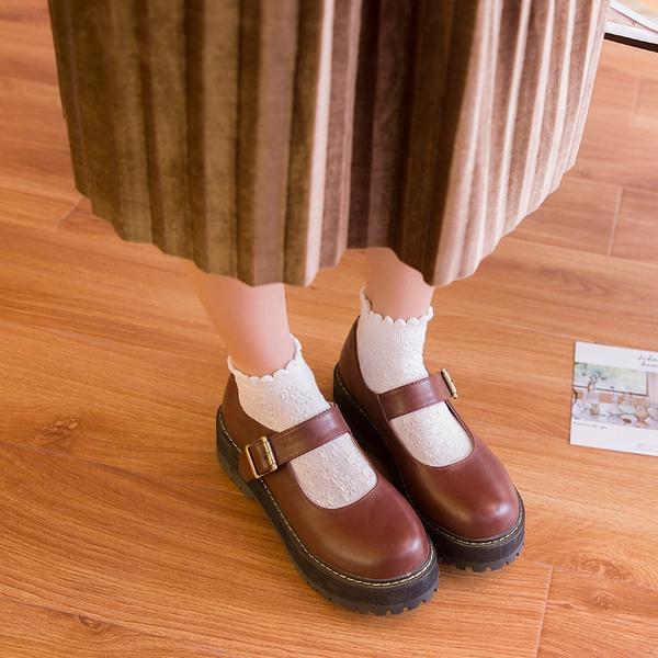 1 pair Lolita Lace Socks Female Japanese Sweet Cotton Socks Korean Style Solid Color Low Cut Socks