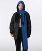 MUSINSA STANDARD WOMAN Women'S Scarf Balaclava [Blue]