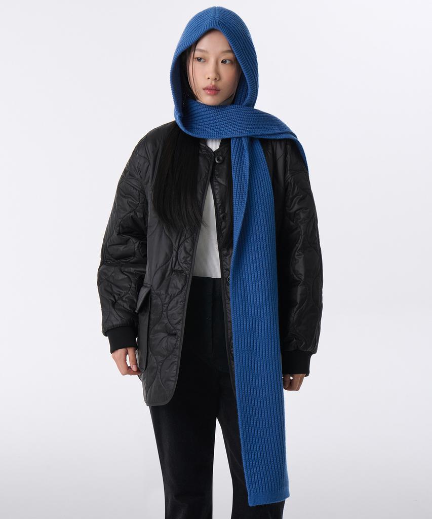 MUSINSA STANDARD WOMAN Women'S Scarf Balaclava [Blue]