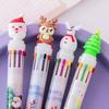 Snowman Santa Claus Writing Supplies Oil Pen Xmas Ball Pen Christmas Ballpoint Stationery