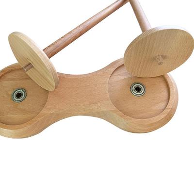 Porte-pelotes en bois double rotatif, dévidoir de pelotes en bois, support rotatif pour pelotes, distributeur stable pour pelotes