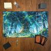 Magic Forest Tree Magic Party Mouse Pad Playmat Mtg Tcg Office Desk Mat For Work Game Pc Laptop Rug Carpet Mousepad