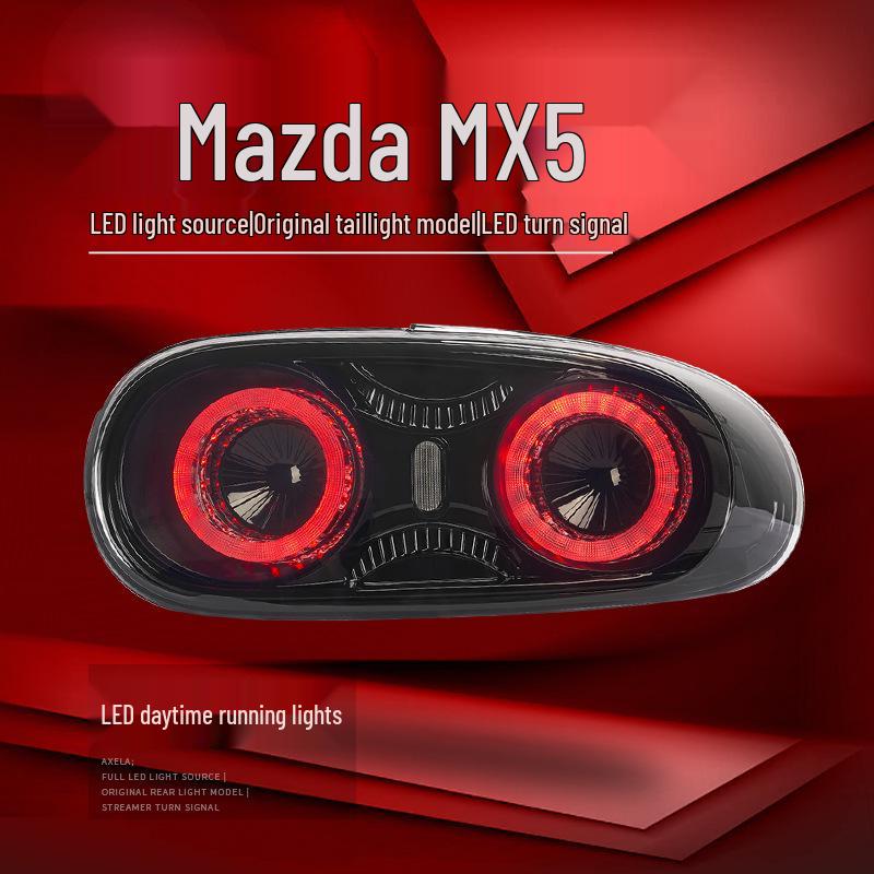 LED Taillight Assembly with DRL, Turn Signal, Brake, and Reverse Lights for 2005-2015 Mazda CX-5