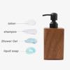 1PC Solid Wood Kitchen Hand Sanitizer Bottle Home Decoration Lotion Dispensing Bottle Hotel 200ml  400ml