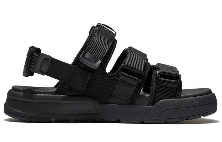 Li Ning Coca Comfortable Sports Sandals Men's Black AGUS003-1
