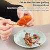 3Pcs Creative Plastic Fruit Plate, Snack Plate, Vegetable Plate, Bone Spitting Plate Snack Plate Nut Plate Dessert Plate