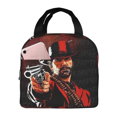 Arthur Morgan Accessoires Isolierte Lunchtaschen Für Reisen Essensbox Tragbarer Thermokühler Bento-Box
