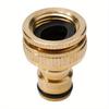 2Pcs Brass Hose Tap Connector 3/4" 1/2" Garden Threaded Water Pipe Adapter Fitting Faucet Connector Accessories