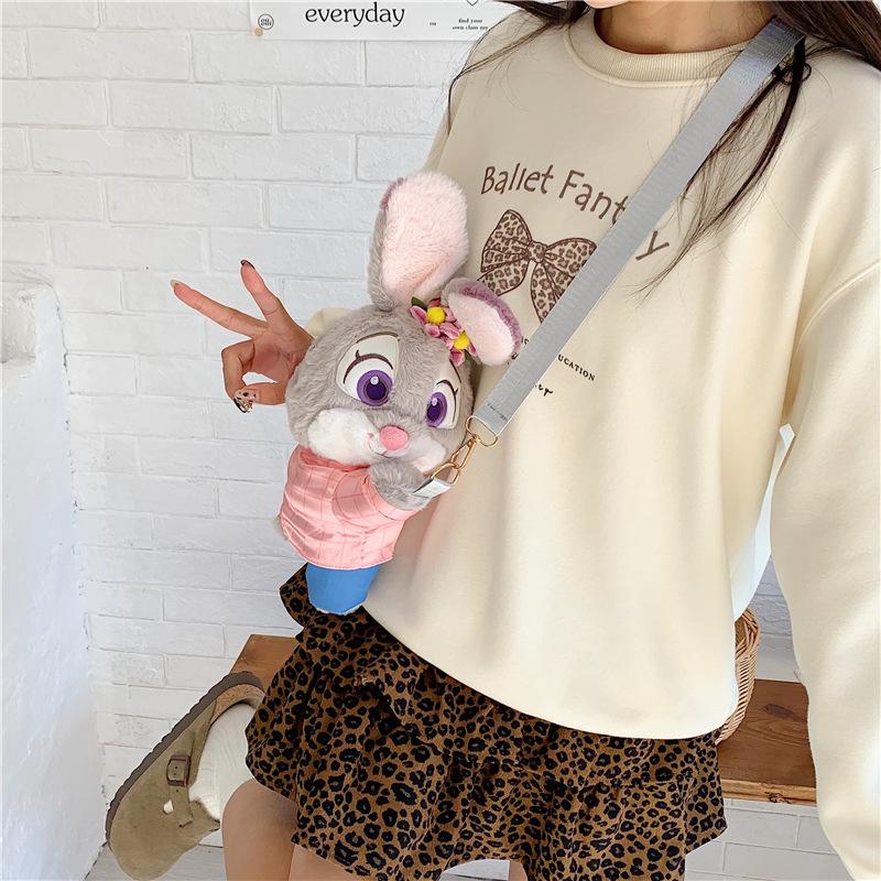 New adorable Judy Nick plush toy backpack, Zootopia themed backpack 0170