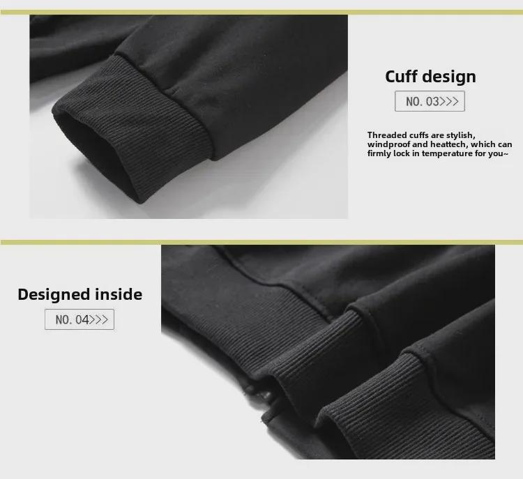 Unisex Hooded Velvet Cardigan: New Solid Color Zipper Style for Autumn/Winter