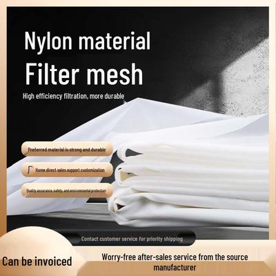 Nylon Mesh Filter Cloth for Liquid and Powder Separation, 80-100 Mesh Sieve for Paint, Soy Milk, and Flour Filtering