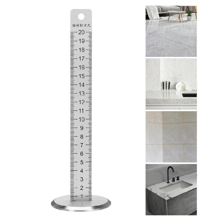 Livellamento Oggetto Posizionamento Righello Metallo Piastrella Ceramica Strumento Altezza Uguale Righello