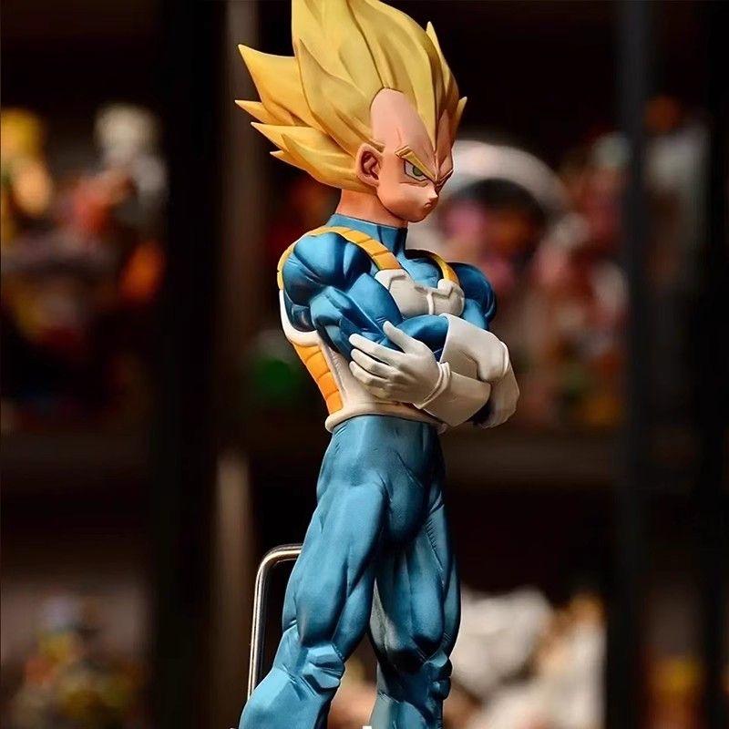 C3 Vegeta 28cm Drogan Boll Anime Figure Figurine Super Saiyan Statue Ssj Vegeta Collectible Desk Decor Custom Toys Gifts