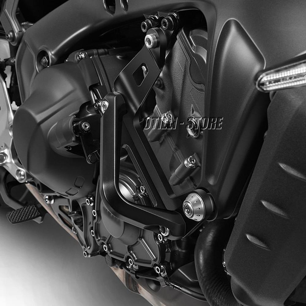 CNC Falling Protection Frame Slider Fairing Guard Crash Pad Protector For YAMAHA MT-09 MT 09 SP Tracer 9 Tracer9 GT XSR 900