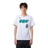 Nike X NBA Kollaboration Indiana Pacers FW24 Tyrese Haliburton Essential City Edition Logo Rundhals Kurzarm T-Shirt Herren Oberteile Weiß HJ2775-101