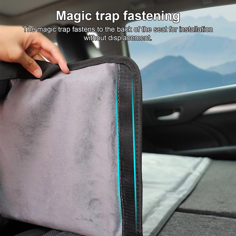 Car Compact Travel Mattress Bed Universal Rear Seat Mattress Extension Plate Collapsibles Backseat Mattress With Storage Bag