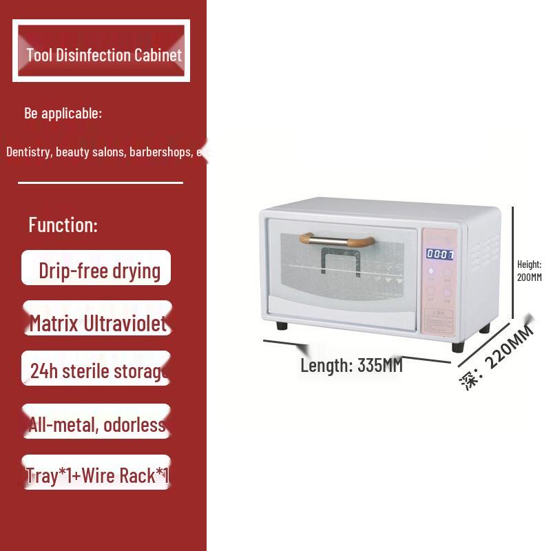 Beauty Salon UV Disinfection Cabinet for Nail and Tattoo Tools with Drying Function