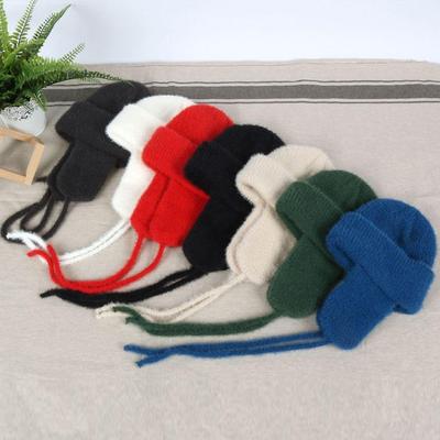 Winter Warm Daily Helmet Winged Ear Beanie Hat