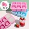 6 Cavity Silicone Ice Cup Molds For Making Hollow Ice Cups 6 Cavity Ice Tray Perfect For Summer Drink And Cocktails