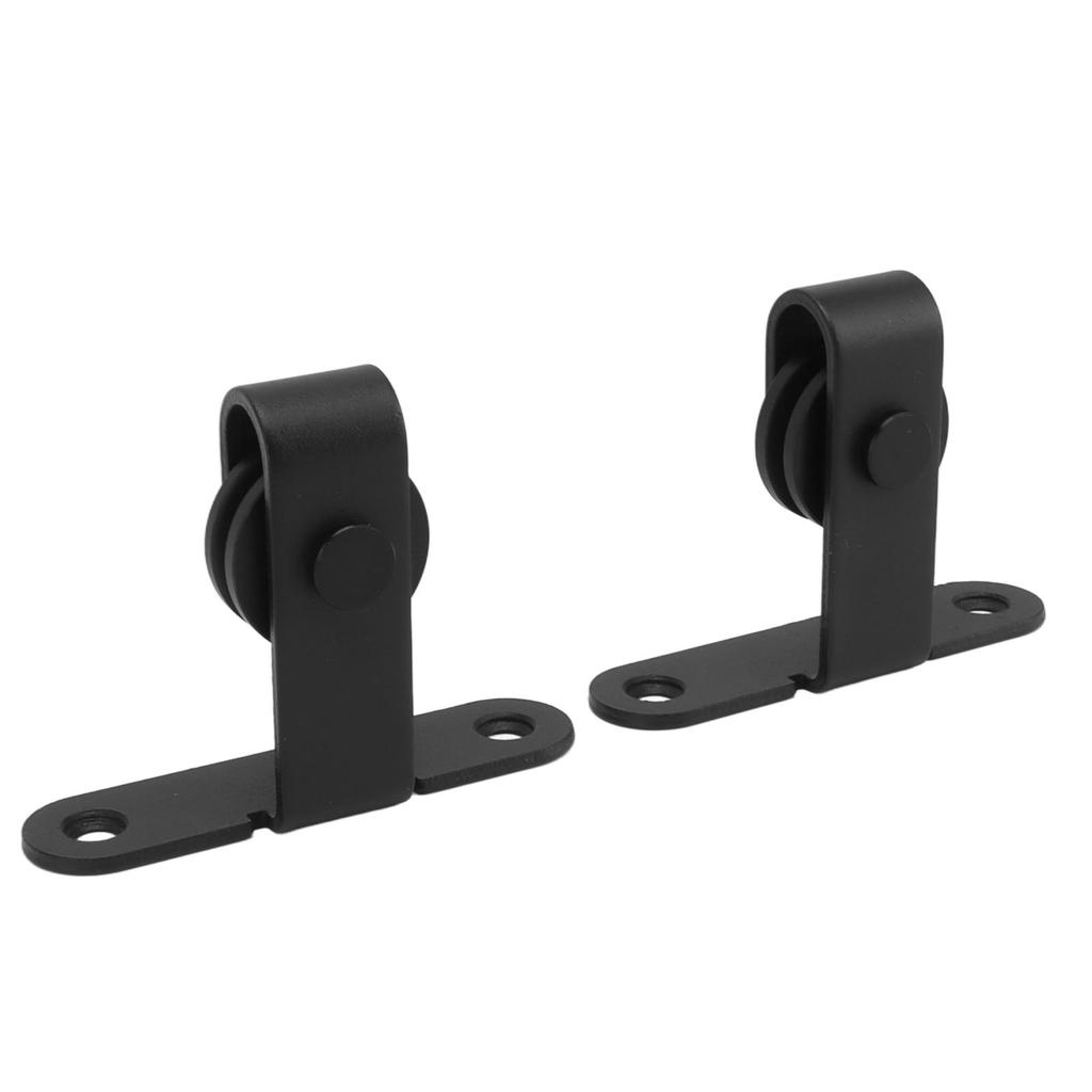Mini Black Sliding Barn Door Hardware Roller Set Barn Door Lift Rail Accessories for Cabinet