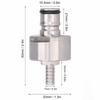 Height 60mm Carbonation Cap Silver Brewing Accessory Fast Bottle Filler  Home Use