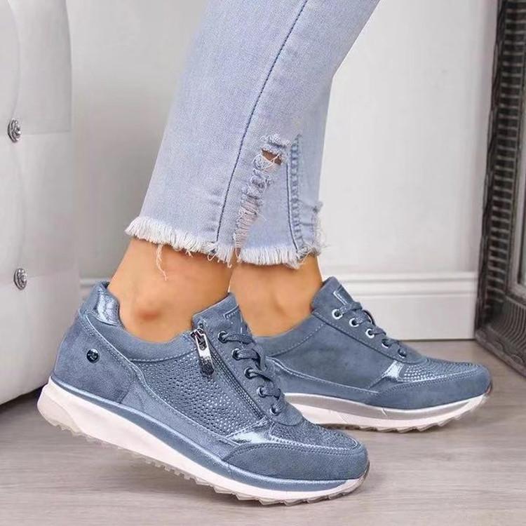 

Spring Autumn Shoes Women s Fashion Increasing Shoes Women Versatile Casual Shoe 38EU/CN39 синій