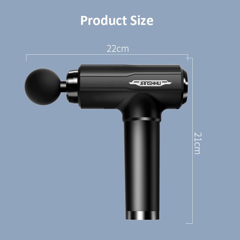 Professional Grade Muscle Massage Gun Deep Tissue Impact Athlete Relaxation Electric Back Massager Lactic Acid Breakdown Soreness Relief Fascia