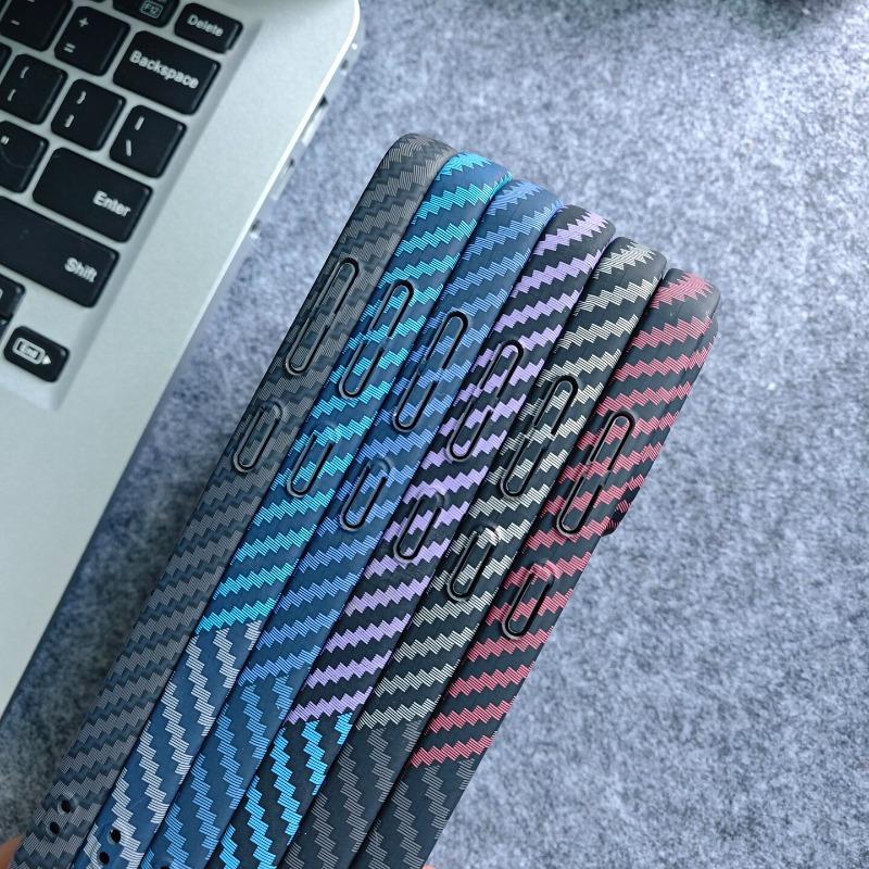 For OnePlus 13S 13T Case Matte Hard Carbon Fiber Texture Pattern Light And Thin Cover For One Plus 13 T Fashion Shell Bumper