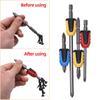 Magnetic Bit Holder Magnetic Ring Strong Magnetizer Demagnetizer 6.35mm Phillips Cross Head Screwdriver Bit Holder Hand Tools