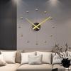 Hiszpania Duży Zegar Ścienny Nowoczesny Design Metalowy Luksusowe Zegary Ścienne Zegary DIY Wystrój Domu Cichy Salon Orologi Da Parete Prezent