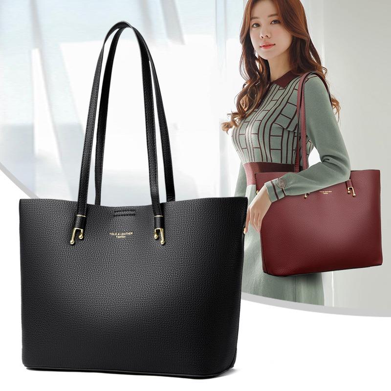 

Large-capacity Single-shoulder Tote Bag Trendy Handbag Simple Bag сірий