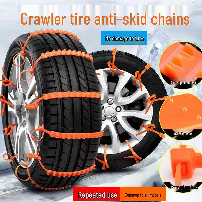 

Универсальные противоскользящие хомуты на молнии для автомобилей: Электрический, Внедорожник, Седан, Минивэн, Внедорожный 1pc Trial Pack