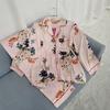 Special Offer Silk Pajamas Set Women Spring and Autumn Print Gift Two-piece Suit Set Long sleeve Homewear Can Be Worn outside Cardigan