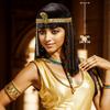 Fashion Egyptian Queen Heat Resistant Synthetic Wig Short Straight Snake Headband Women's Cosplay Party