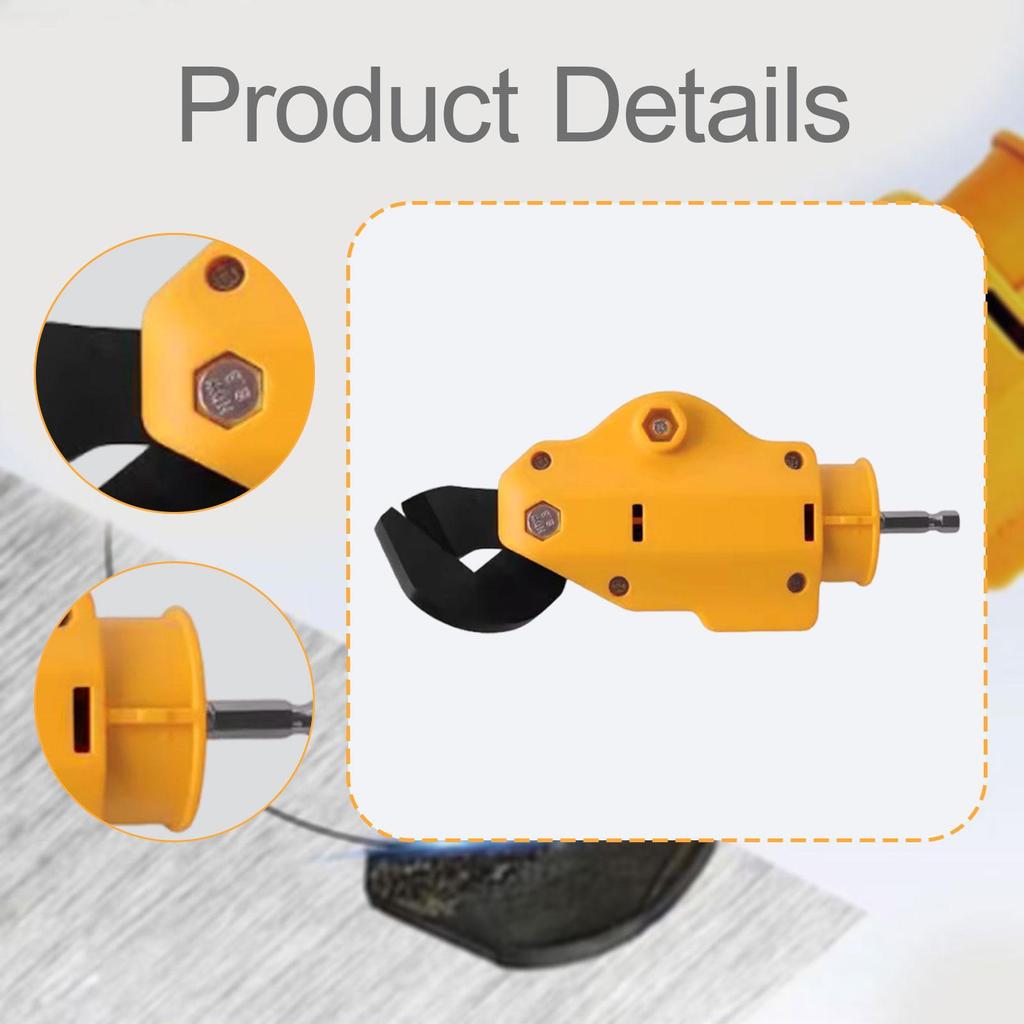 Electric Drill Metal Sheet Shear Cutting Tool Professional Easy to Install Fast Cuttings Premium Accessories Drill Attachment
