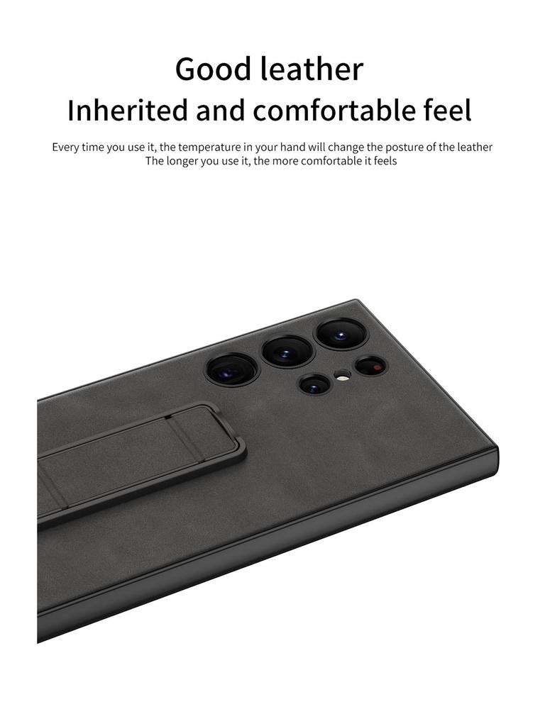 Samsung S24 Ultra Phone Case with Folding Stand - Drop-proof, Compatible with S24/S24 Plus.