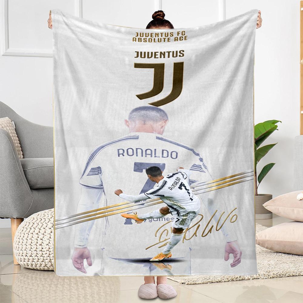 Ronaldo's Juventus Celebration Blanket Warmthful Decor Perfect for Picnics Chair Office Four Seasons Universal Stylish Decor